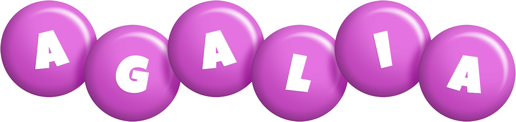 Agalia candy-purple logo