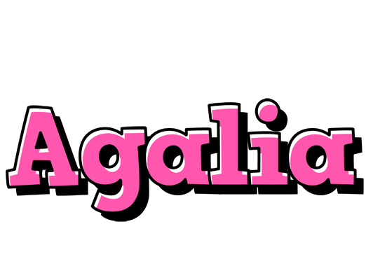 Agalia girlish logo