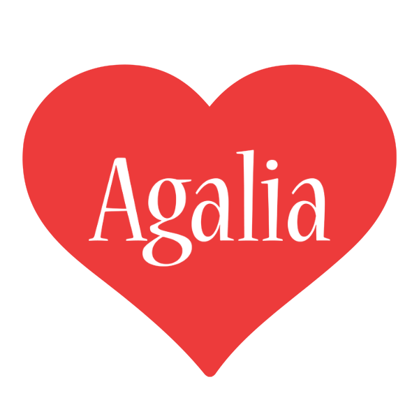Agalia love logo