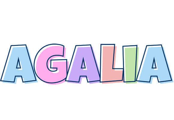 Agalia pastel logo
