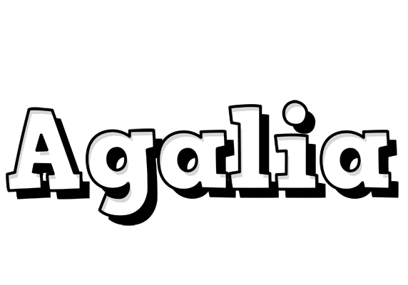 Agalia snowing logo