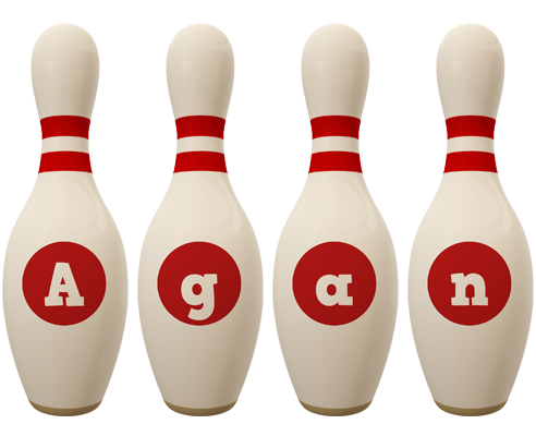 Agan bowling-pin logo