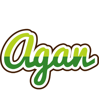 Agan golfing logo