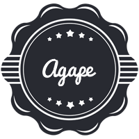 Agape badge logo