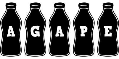 Agape bottle logo