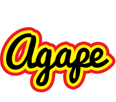 Agape flaming logo