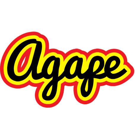 Agape flaming logo