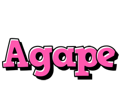 Agape girlish logo