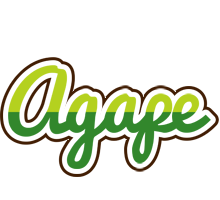 Agape golfing logo