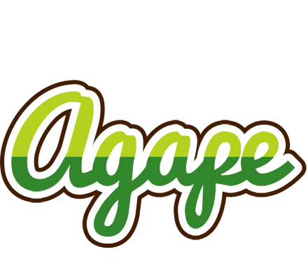 Agape golfing logo