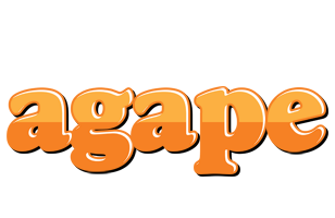 Agape orange logo