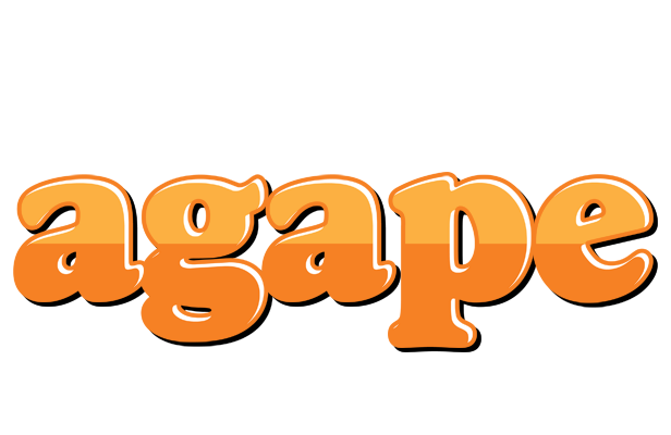 Agape orange logo