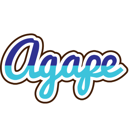 Agape raining logo
