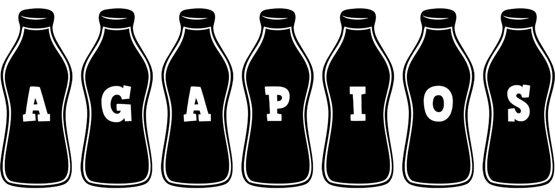 Agapios bottle logo