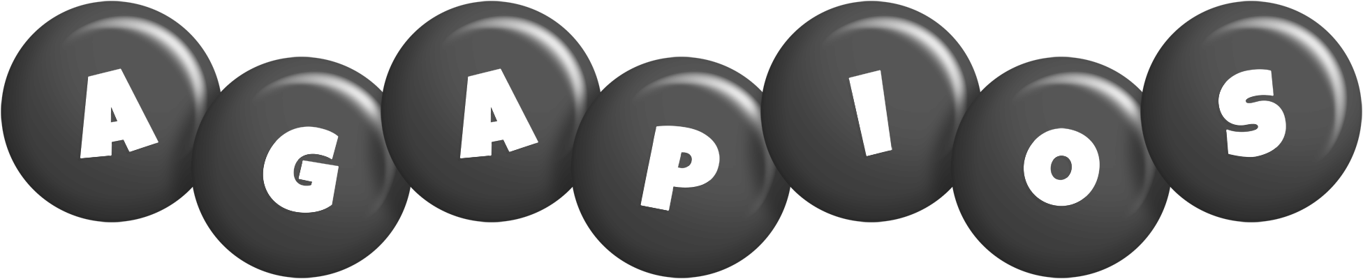 Agapios candy-black logo