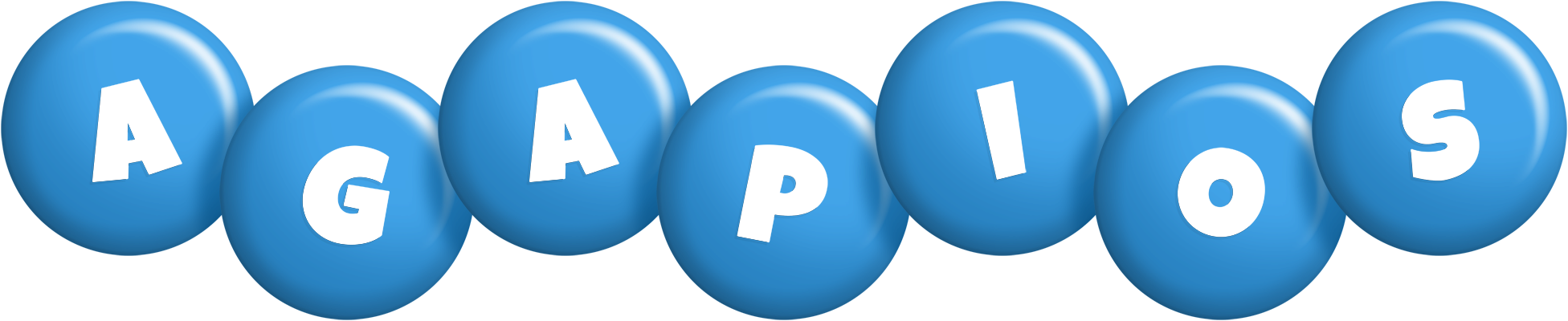 Agapios candy-blue logo