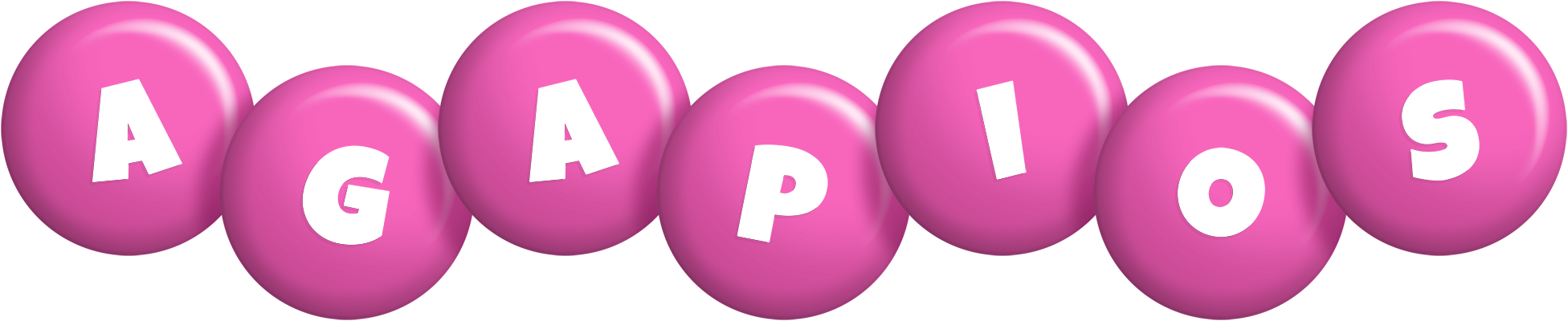 Agapios candy-pink logo