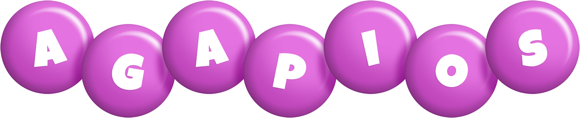 Agapios candy-purple logo