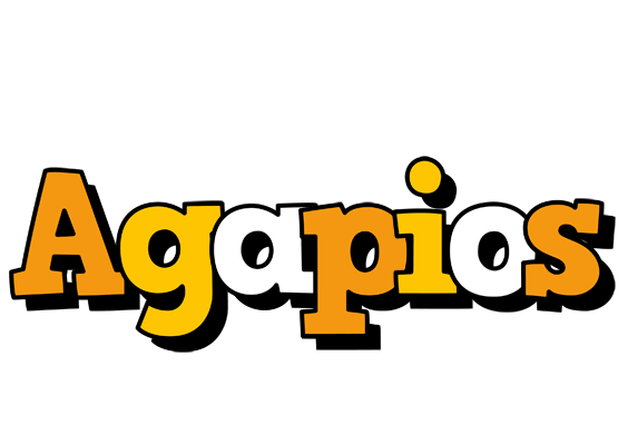 Agapios cartoon logo