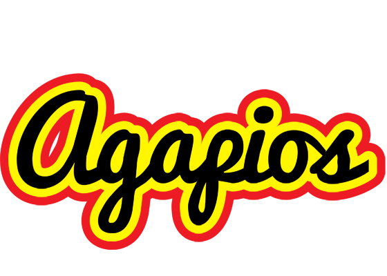 Agapios flaming logo