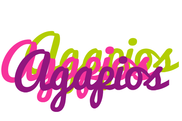 Agapios flowers logo