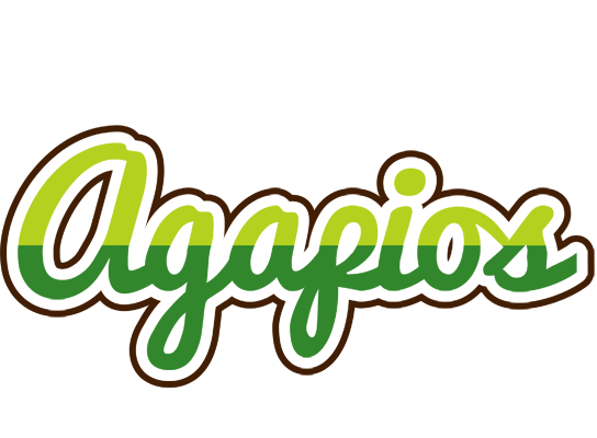 Agapios golfing logo