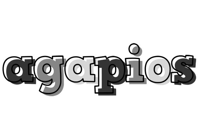 Agapios night logo