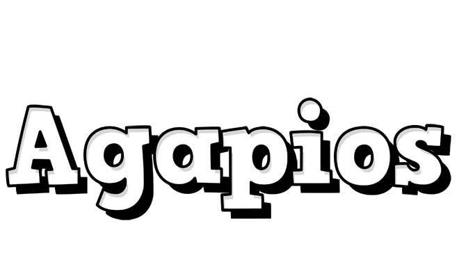 Agapios snowing logo