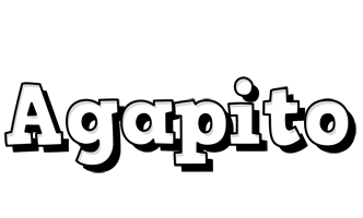 Agapito snowing logo