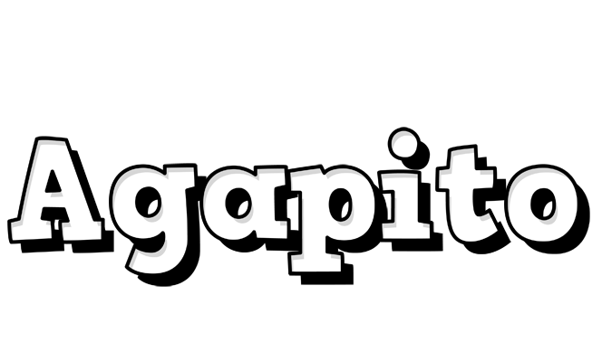 Agapito snowing logo