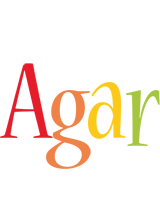 Agar birthday logo