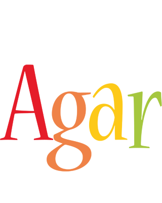 Agar birthday logo