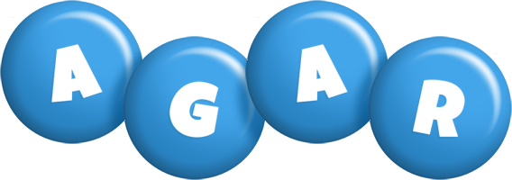 Agar candy-blue logo