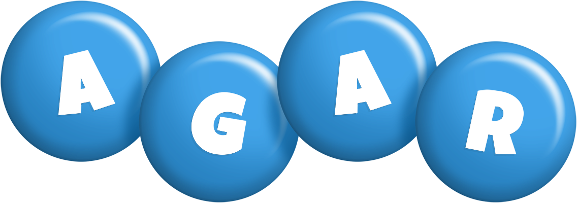 Agar candy-blue logo