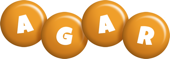 Agar candy-orange logo