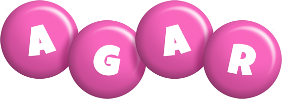 Agar candy-pink logo