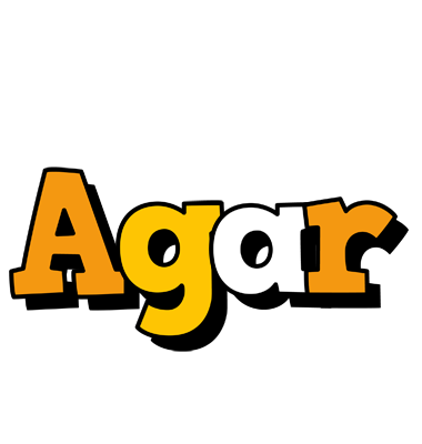 Agar cartoon logo