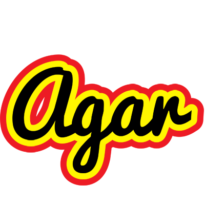Agar flaming logo