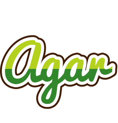 Agar golfing logo