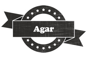 Agar grunge logo