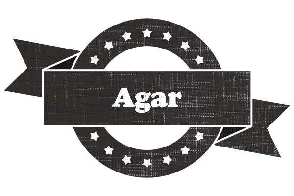 Agar grunge logo