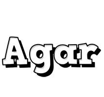 Agar snowing logo