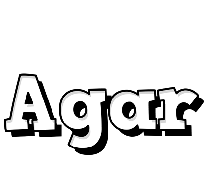 Agar snowing logo