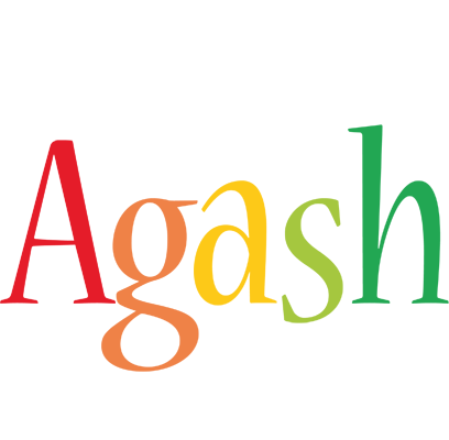 Agash birthday logo
