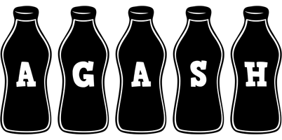 Agash bottle logo