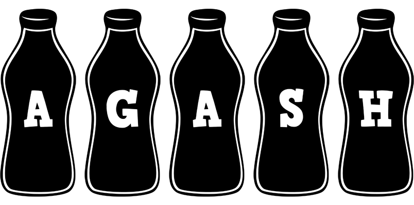 Agash bottle logo