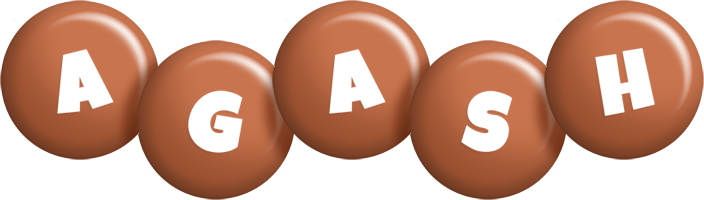 Agash candy-brown logo