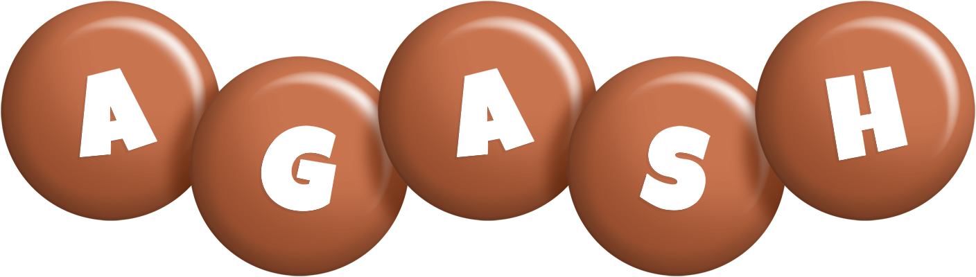Agash candy-brown logo