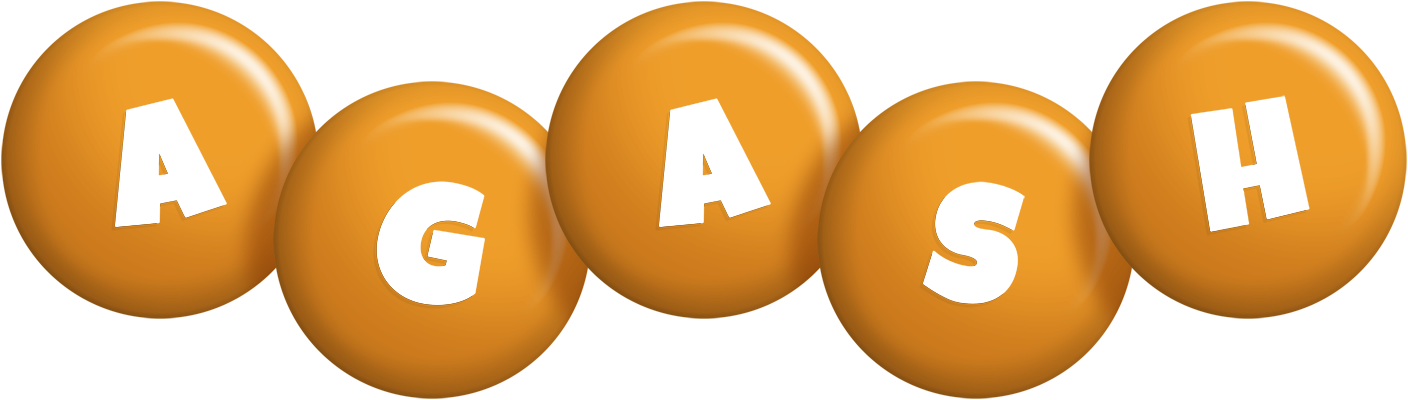 Agash candy-orange logo