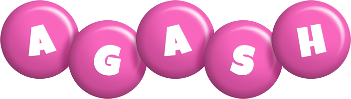 Agash candy-pink logo